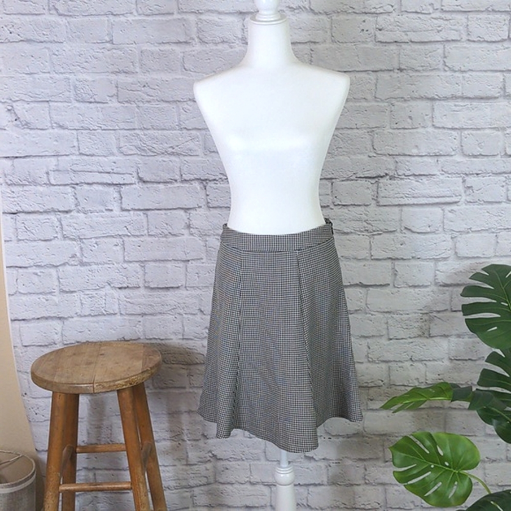 89th & Madison Houndstooth Circle Skirt